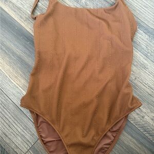 Aerie  One Piece Swimsuit - Brown